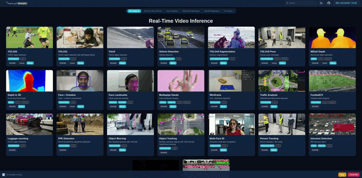 Introducing the MemryX eXamples Launcher
